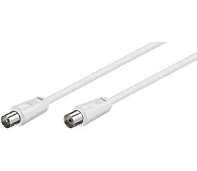 Kabel koncentryczny MicroConnect MF 75 Ohm 5m biały 
