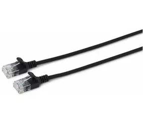 MicroConnect CAT6a U/UTP SLIM 3M czarny / LSZH