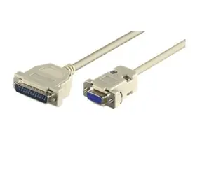 Kabel szeregowy MicroConnect RS-232, D-SUB 25-pin (M) - D-SUB 9-pin (F) 3M szary