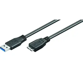 Kabel MicroConnect USB3.0 A (M) - microUSB B (M) 2m czarny / 5000Mbit/s