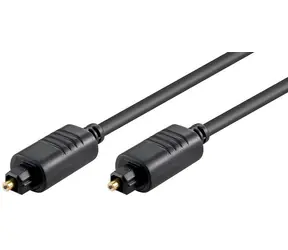 Kabel optyczny MicroConnect Toslink 1m czarny 