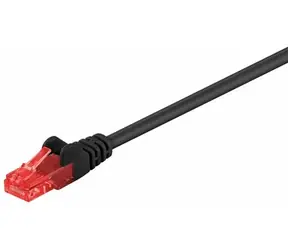 MicroConnect CAT6 U/UTP 7,5 m czarny / PVC