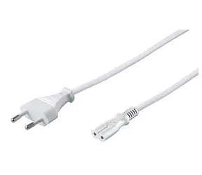 Przewód zasilający MicroConnect EU C - C7 5m biały