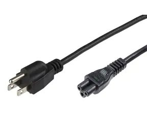 Przewód zasilający MicroConnect US typu B - C5 3M czarny / wtyk amerykański