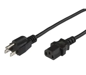 Przewód zasilający MicroConnect US typ B - C13 3M czarny / terminal amerykański