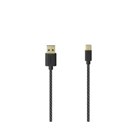 HAMA kabel do transmisji danych USB na USB-C czarny / 1,5m