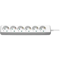 Przedłużacz MicroConnect 6 gniazd 1,5m biały