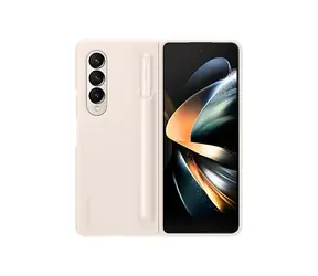 Samsung Tylny uchwyt na długopis Osłona na długopis Samsung Galaxy Z Fold4 beżowa