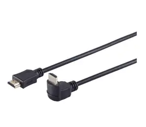 Kabel połączeniowy MicroConnect HDMI 1.4 (M) - HDMI 1.4 (M) kąt 270° 1m czarny