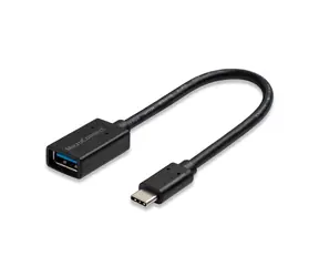 Adapter MicroConnect USB-C (M) - USB3.0 A (F) 0,2 m czarny 