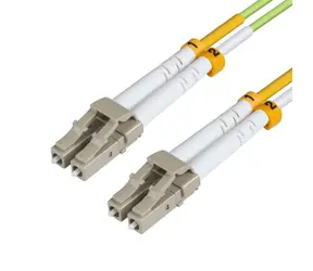 Cable światłowodowy MicroConnect LC/LC wielomodowy dupleks OM5 1m zielony