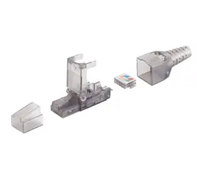 Złącze RJ-45 MicroConnect CAT6a bez użycia narzędzi, białe