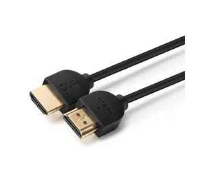 Kabel połączeniowy MicroConnect Ultra Slim HDMI 2.0 (M) - HDMI 2.0 (M) 3M czarny