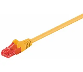 MicroConnect CAT6 U/UTP 15m żółty / PVC
