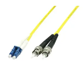 Cable światłowodowy MicroConnect LC/ST jednomodowy dupleks OS2 3M żółty