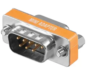 MicroConnect Mini Gender Adapter DB9 M/F Null Modem