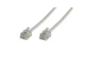 Kabel MicroConnect Modular RJ12 10m biały 