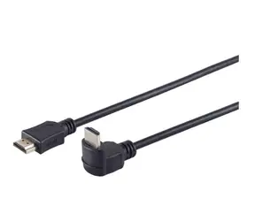 Kabel połączeniowy MicroConnect HDMI 1.4 (M) - HDMI 1.4 (M) kąt 270° 2m czarny