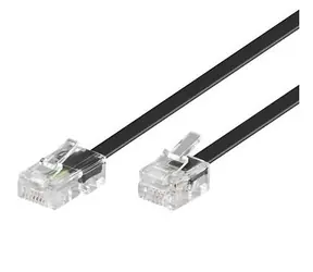 Kabel MicroConnect Modular RJ11 - RJ45 15m czarny