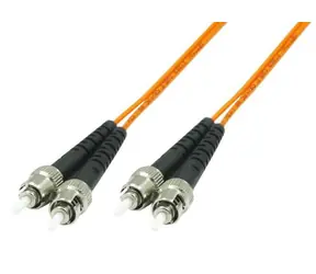 Cable światłowodowy MicroConnect ST/ST wielomodowy dupleks OM1 2m pomarańczowy