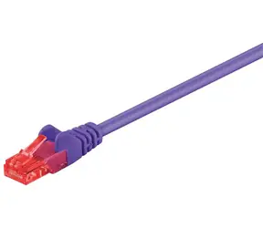 MicroConnect CAT6 U/UTP 10m fioletowy / LSZH