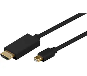 Kabel MicroConnect Mini DisplayPort 1.2 (M) - HDMI (M) 2m czarny 