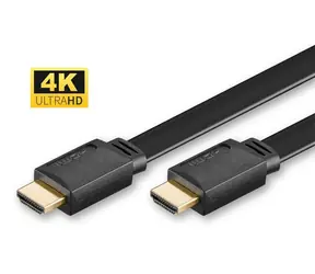 Kabel połączeniowy MicroConnect FLAT HDMI 1.4 (męski) - HDMI 1.4 (męski) 3M czarny