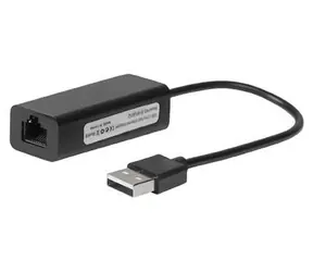 Adapter MicroConnect USB2.0 A (M) - RJ-45 (F) czarny