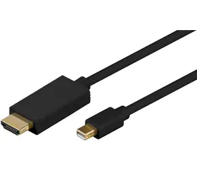 Kabel MicroConnect Mini DisplayPort 1.2 (M) - HDMI (M) 1m czarny 