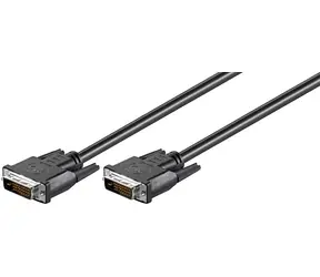 Kabel MicroConnect DVI-D (24+1) Dual Link 3M czarny