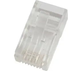 Złącze MicroConnect RJ-45 MP8P8C CAT6 przezroczyste 50 szt.