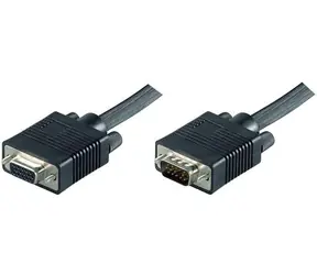 Przewód przedłużający MicroConnect Full HD SVGA 5 m czarny / Full HD (1920x1080) @ 60 Hz