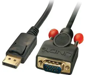Kabel MicroConnect DisplayPort 1.2 (M) - VGA (M) 0,5 m czarny