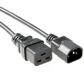 Przewód przedłużający MicroConnect C19 - C14 5m czarny