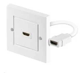 Gniazdo ścienne MicroConnect HDMI (F) - HDMI (F) białe