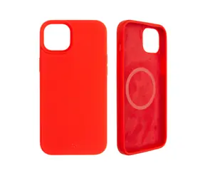 FIXED Tylna obudowa MagFlow z obsługą MagSafe dla Apple iPhone 14 PLUS w kolorze czerwonym