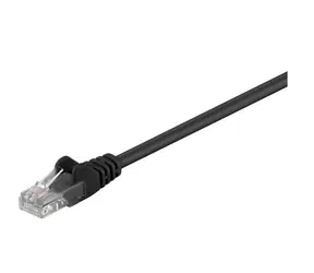 MicroConnect CAT5e U/UTP VALUEPACK 7m czarny / PVC / 10 szt.