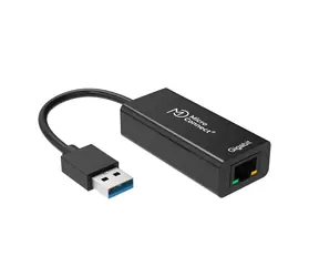 Adapter MicroConnect USB3.0 A (M) - RJ-45 (F) czarny / 1000Mbit/s