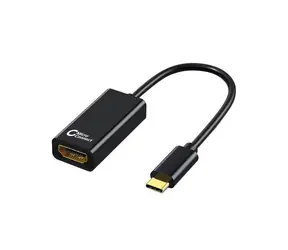 Adapter MicroConnect USB-C (męski) - HDMI (żeński) smukła konstrukcja 0,15 m czarny / 4K @ 60 Hz
