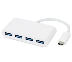 MicroConnect USB-C 4-portowy Multiport USB 3.0 biały / 4X USB 3.0 / USB-C