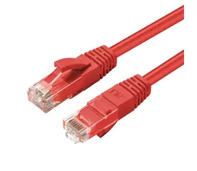 MicroConnect CAT6 U/UTP 20m czerwony / LSZH