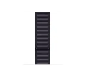 Apple Watch 41 mm Atramentowo-fioletowy / skórzany pasek z linkami M/L