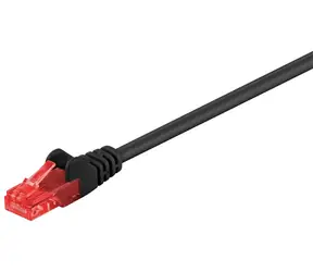 MicroConnect CAT6 U/UTP 30m czarny / LSZH
