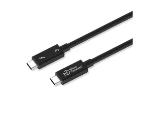 Kabel MicroConnect Thunderbolt 3 0,5 m czarny / 40 Gb/s