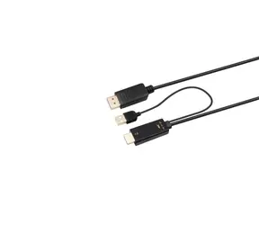 Kabel MicroConnect HDMI (M) - DisplayPort (M) 2m czarny 