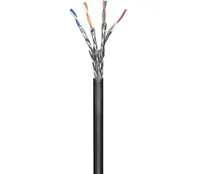 MicroConnect CAT6 S/FTP SOLID ZEWNĘTRZNY 100m czarny / PE