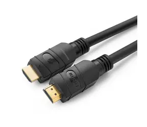 Kabel MicroConnect 4K ze wzmacniaczem HDMI (M) - HDMI (M) 15m czarny