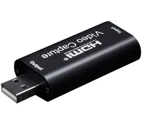 Adapter MicroConnect HDMI (F) - USB (M) czarny / Capture wideo HDMI