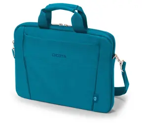 Dicota Slim Eco BASE 13-14.1" niebieska / torba na laptopa / poliester + plastik z recyklingu