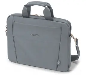 Dicota Slim Eco BASE 13-14.1" szara / torba na laptopa / poliester+plastik z recyklingu